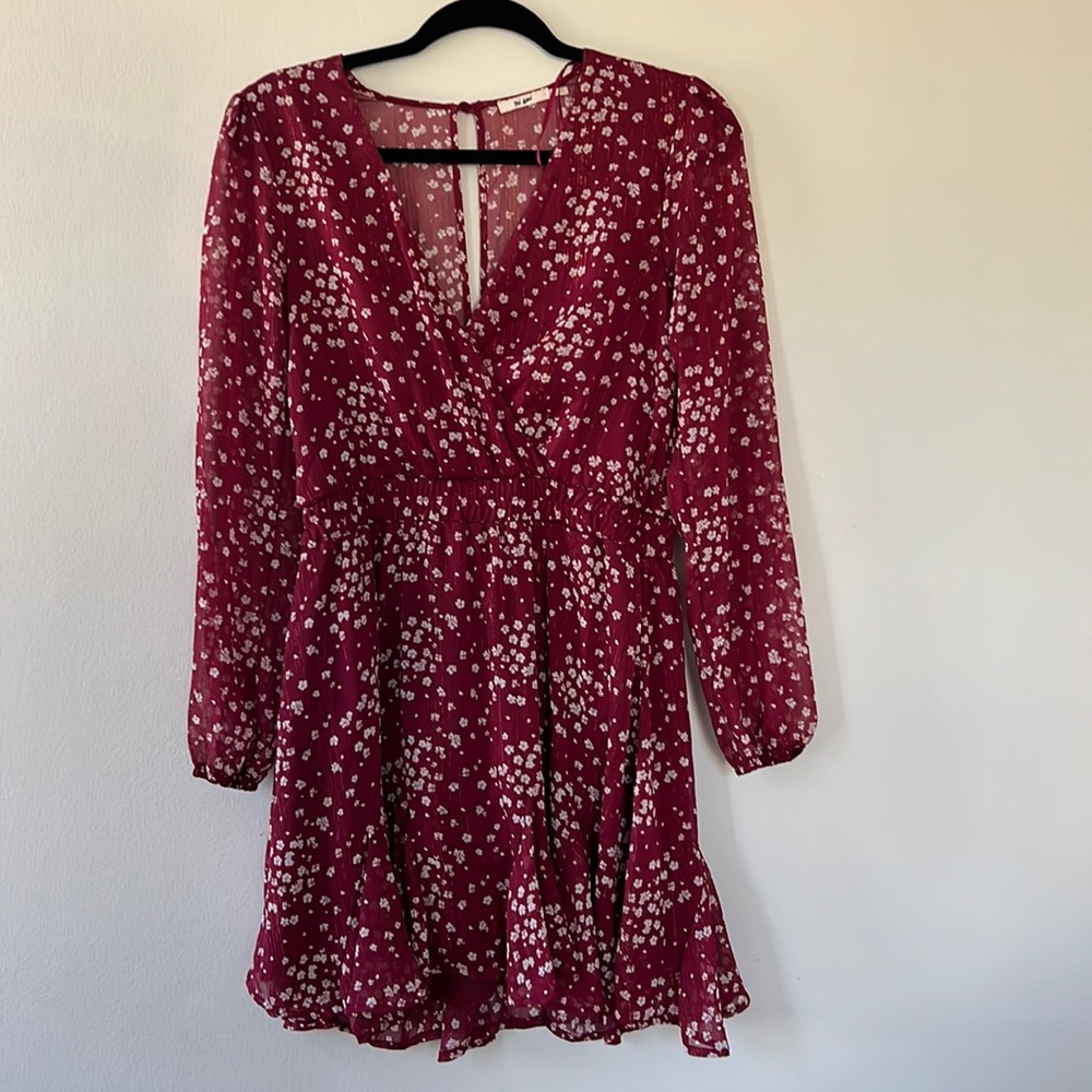 Francesca floral red print dress